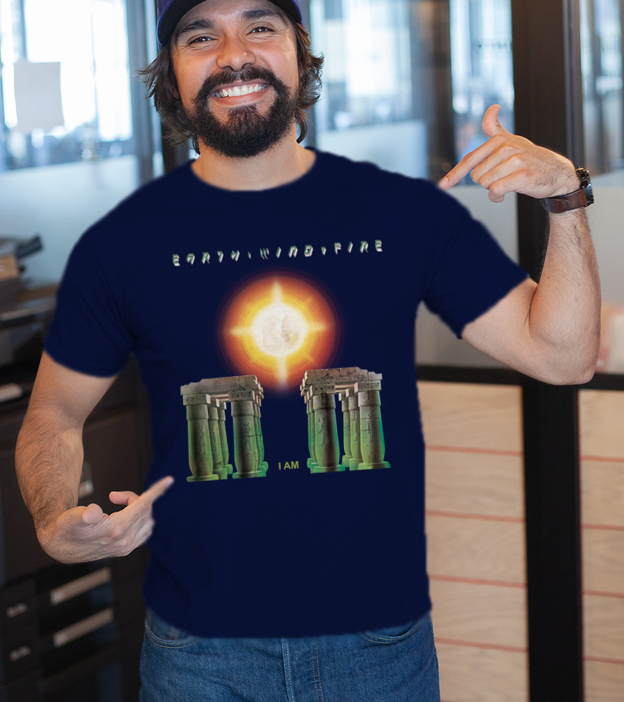 Earth Wind Fire I Am Sun Stonehenge Concept T-Shirt