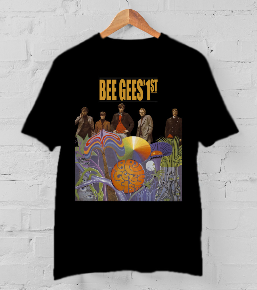 Bee Gees' 1St Psychedelic Album Cover With Band T-Shirt