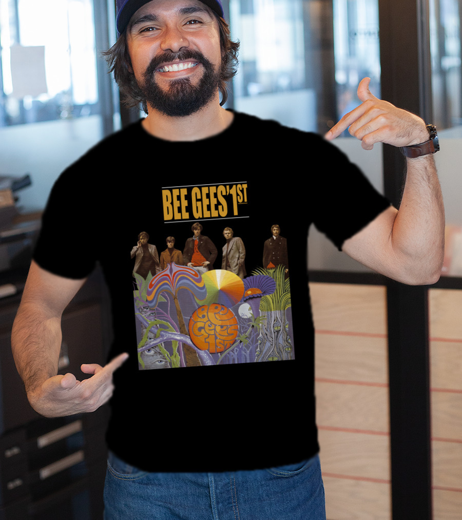 Bee Gees' 1St Psychedelic Album Cover With Band T-Shirt