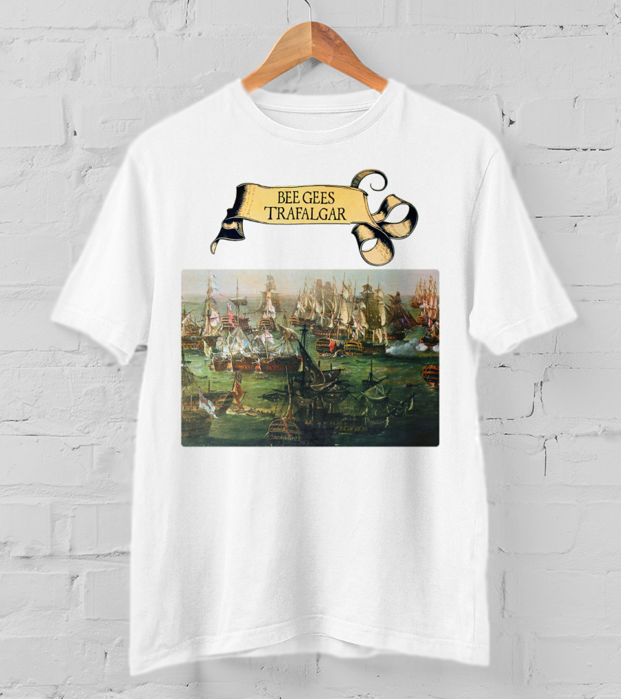 Bee Gees Trafalgar Naval Battle Scene T-Shirt