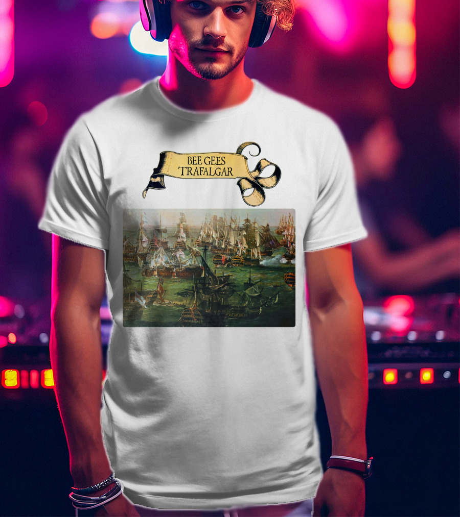 Bee Gees Trafalgar Naval Battle Scene T-Shirt