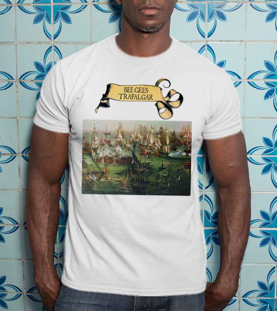 Bee Gees Trafalgar Naval Battle Scene T-Shirt