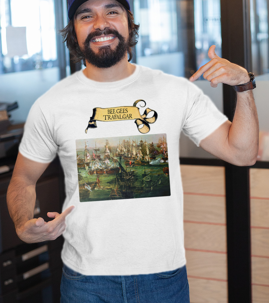Bee Gees Trafalgar Naval Battle Scene T-Shirt