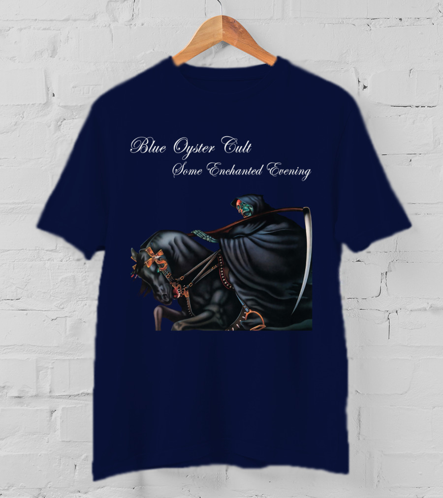 Blue Oyster Cult Some Enchanted Evening Rider With Scythe T-Shirt