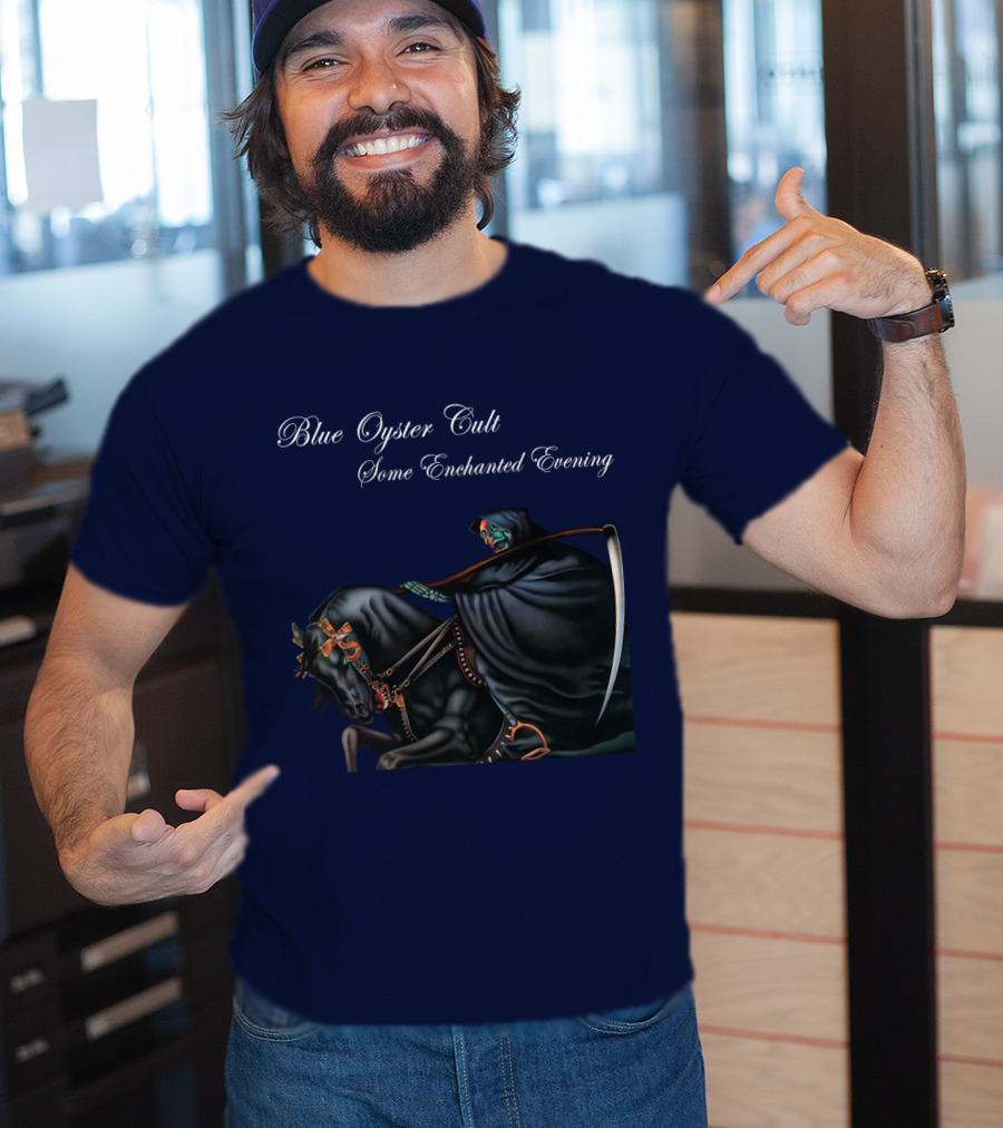 Blue Oyster Cult Some Enchanted Evening Rider With Scythe T-Shirt