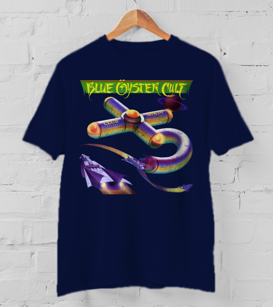Blue Öyster Cult Club Ninja Spaceship T-Shirt