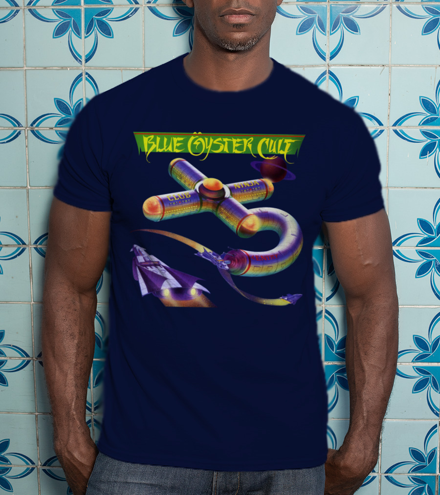 Blue Öyster Cult Club Ninja Spaceship T-Shirt