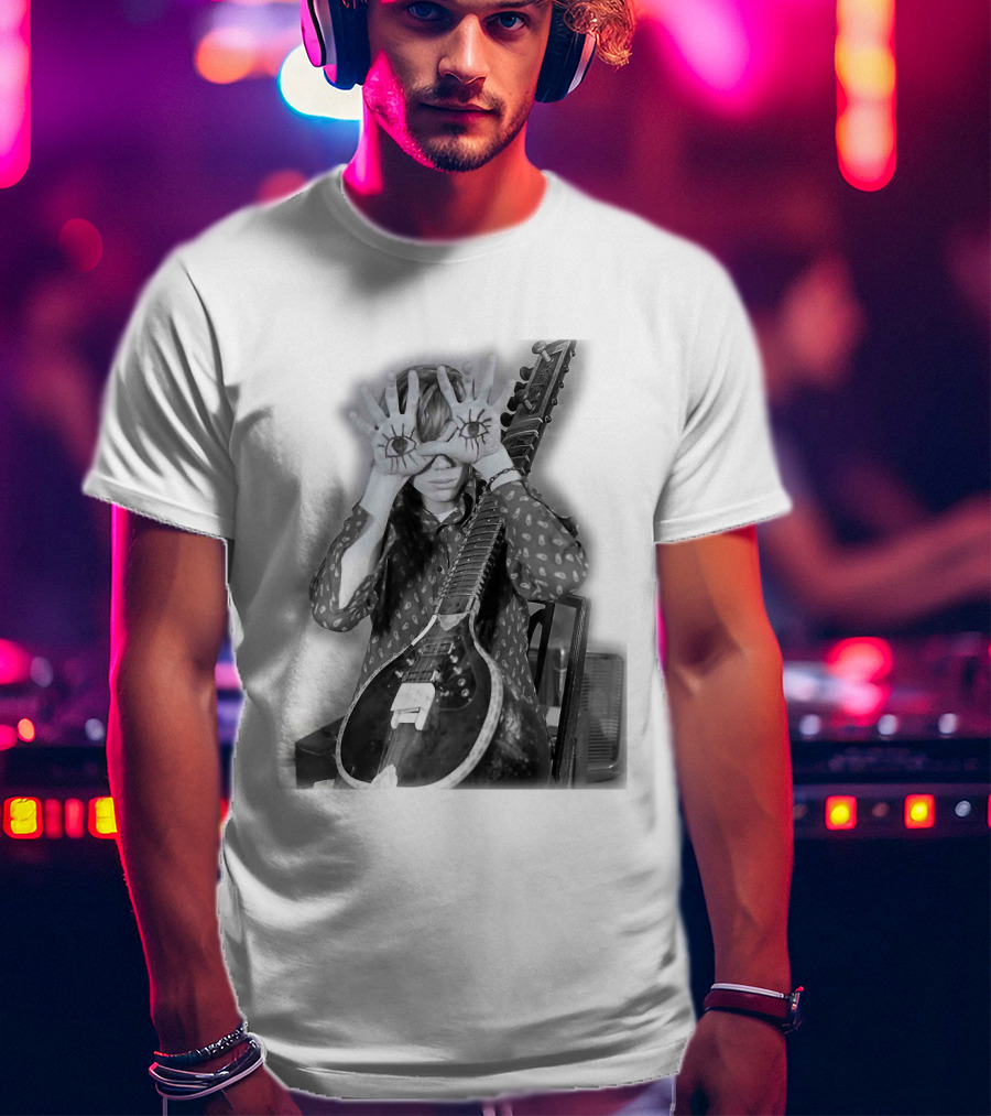 Psychedelic Eyes With Sitar Vibes T-Shirt