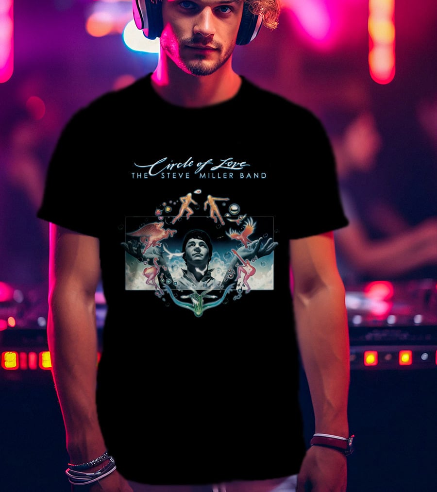 Circle Of Love The Steve Miller Band Album Cover Artwork T-Shirt