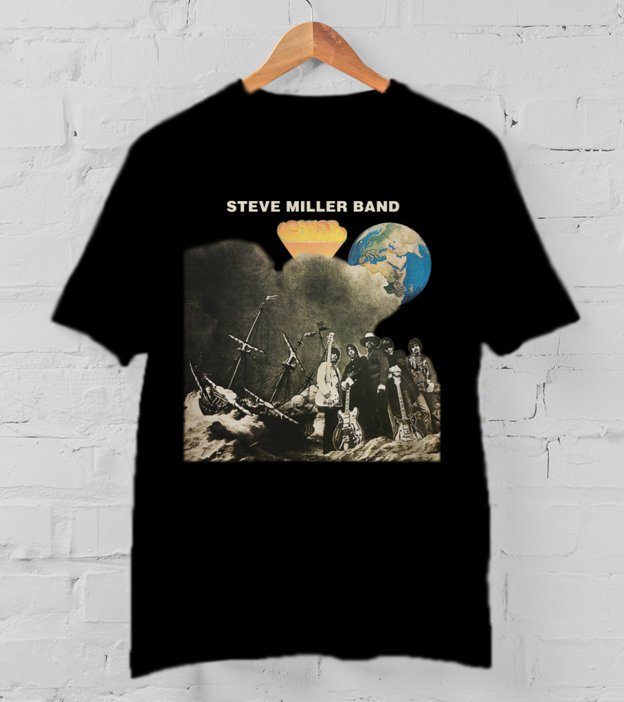 Steve Miller Band Brave New World Album Cover Art T-Shirt