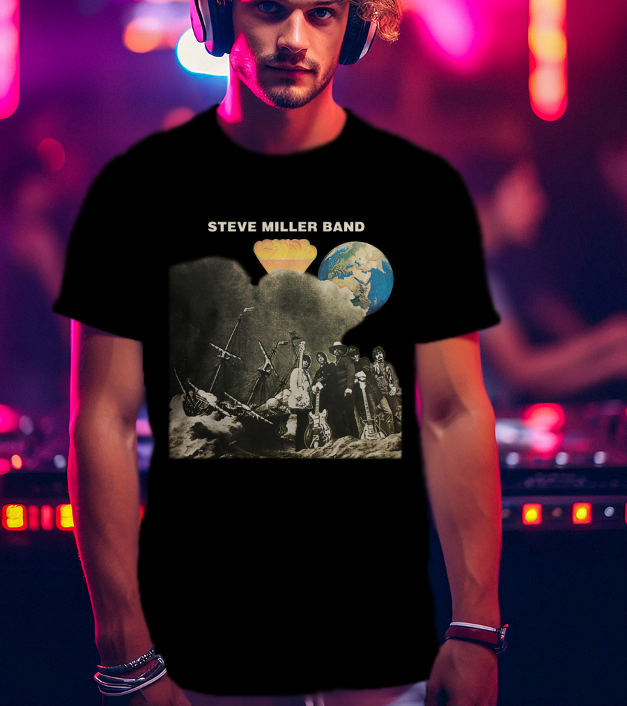 Steve Miller Band Brave New World Album Cover Art T-Shirt
