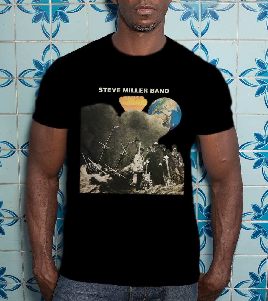 Steve Miller Band Brave New World Album Cover Art T-Shirt