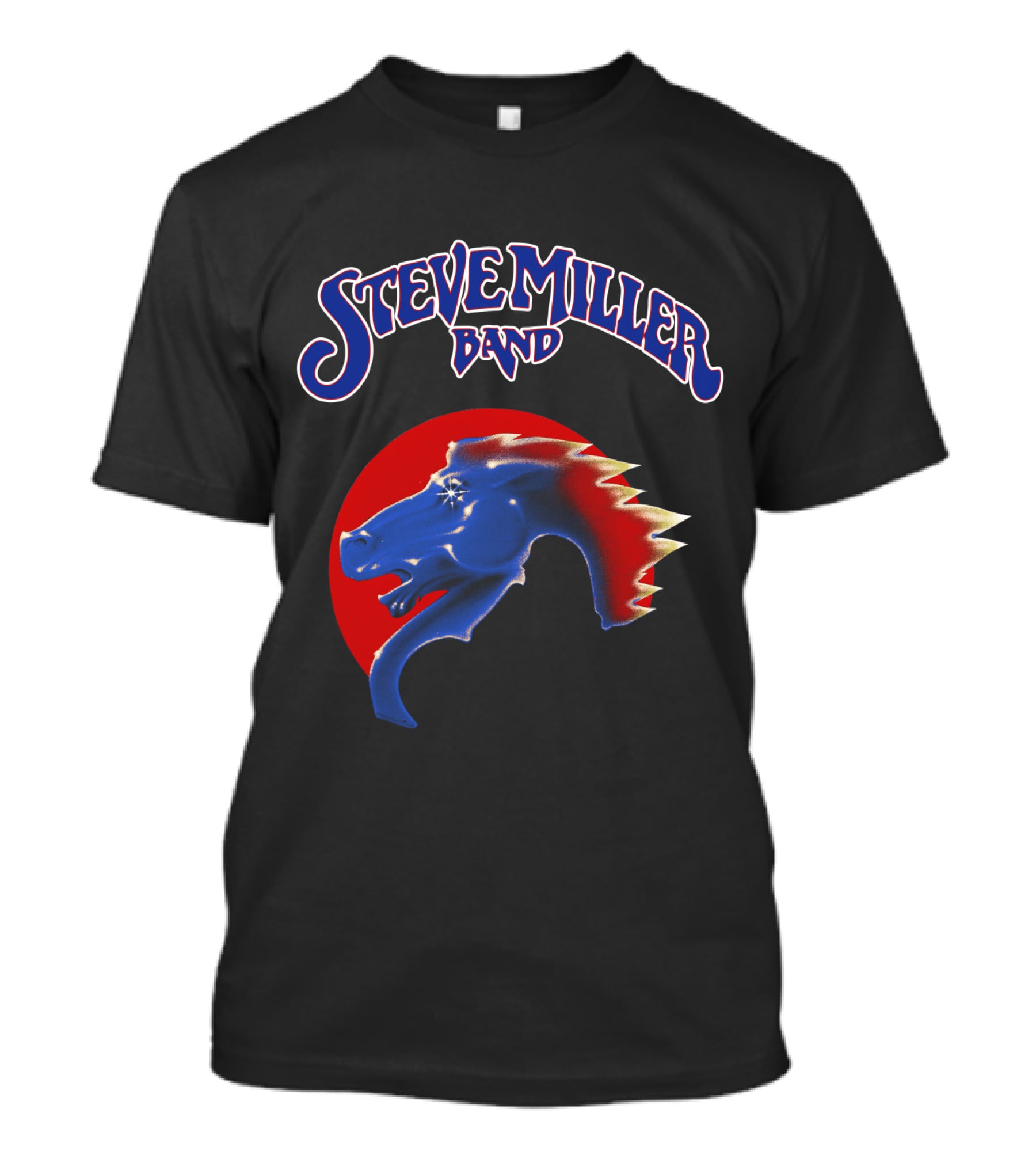 Steve Miller Band Pegasus Red Circle T-Shirt