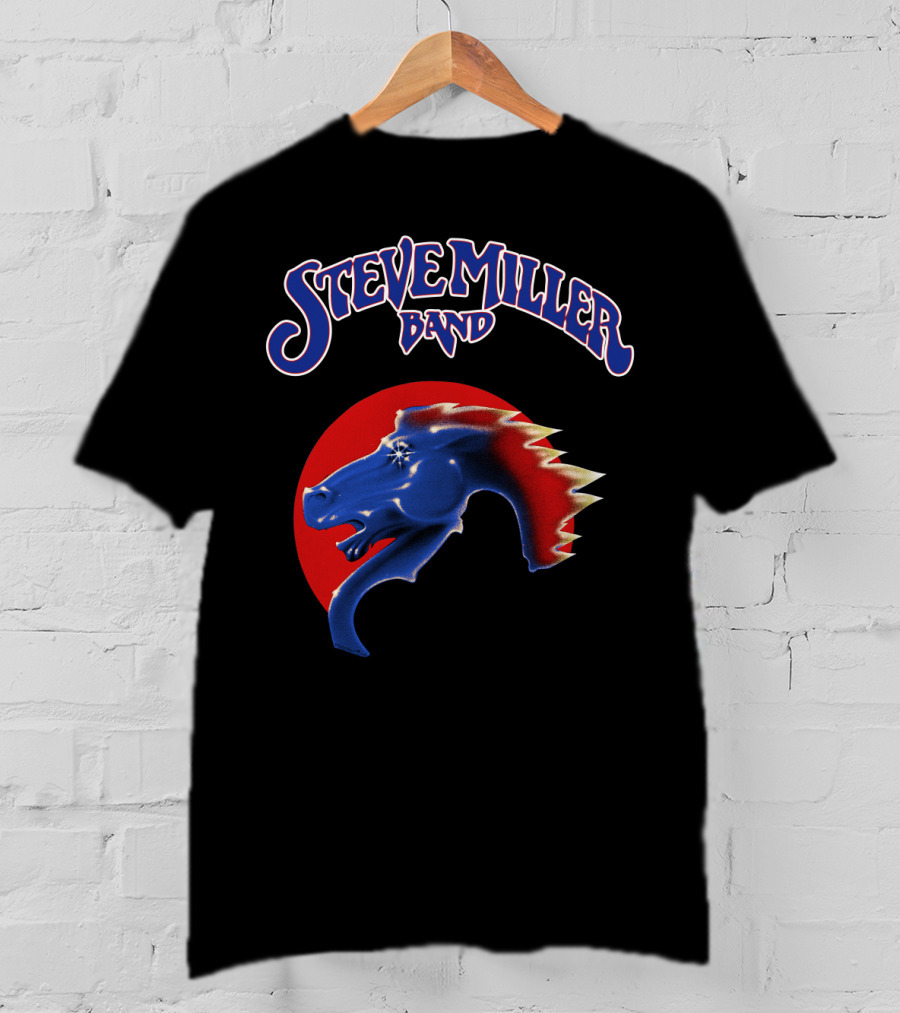 Steve Miller Band Pegasus Red Circle T-Shirt