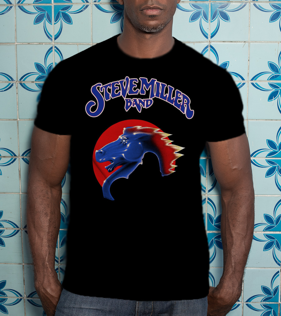 Steve Miller Band Pegasus Red Circle T-Shirt