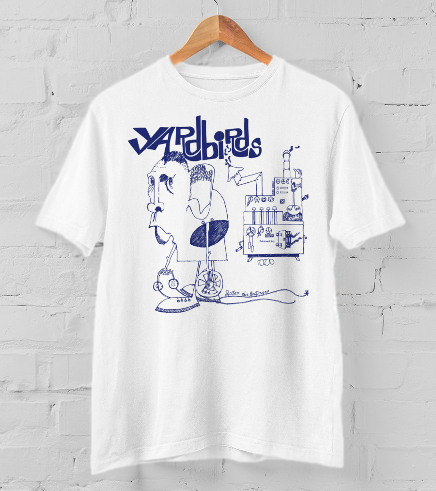 Yardbirds Poster Artwork By Roger The Engineer T-Shirt