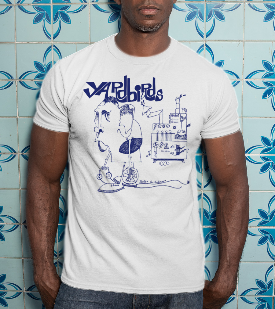 Yardbirds Poster Artwork By Roger The Engineer T-Shirt