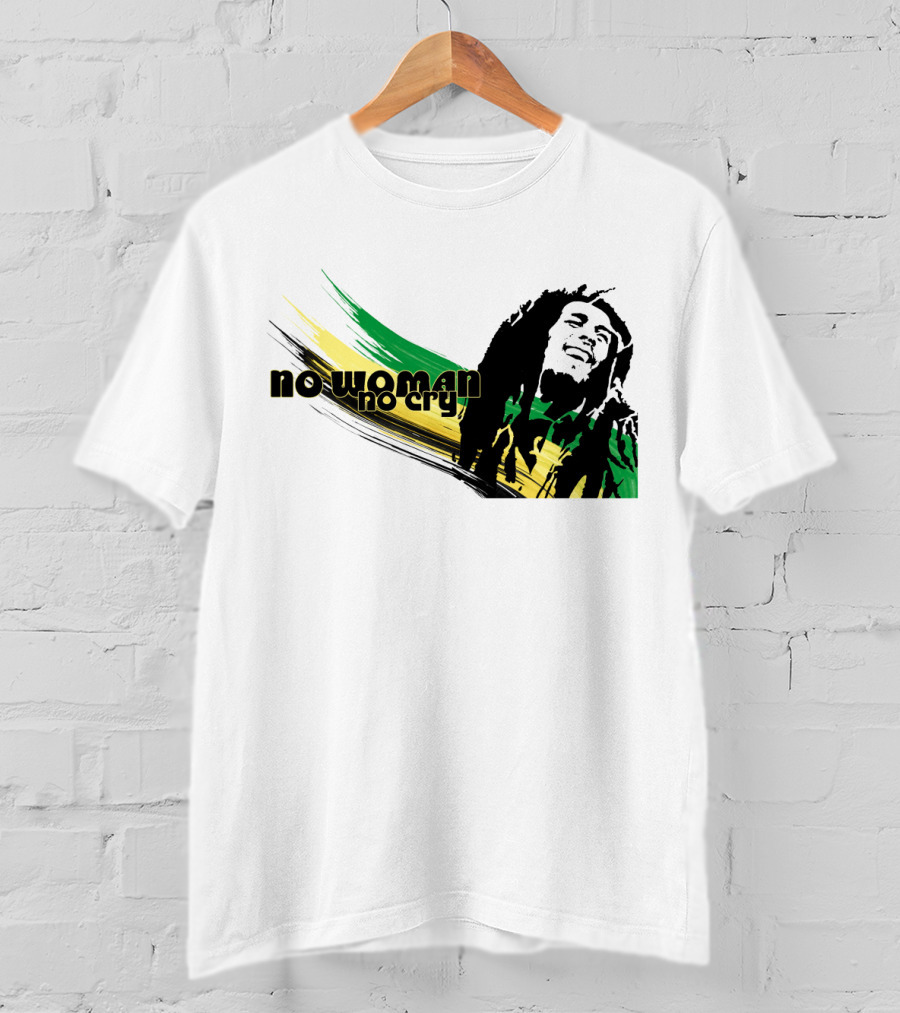 No Woman No Cry Rasta Colors T-Shirt