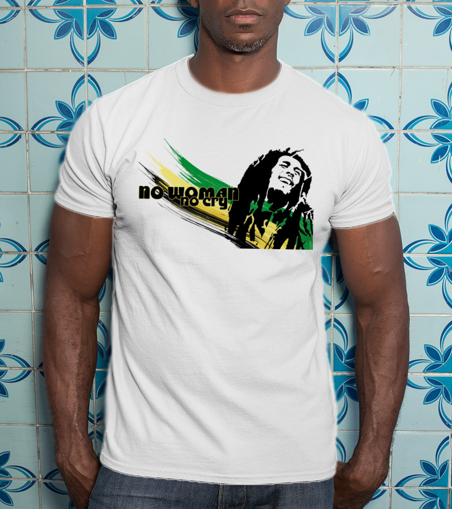 No Woman No Cry Rasta Colors T-Shirt