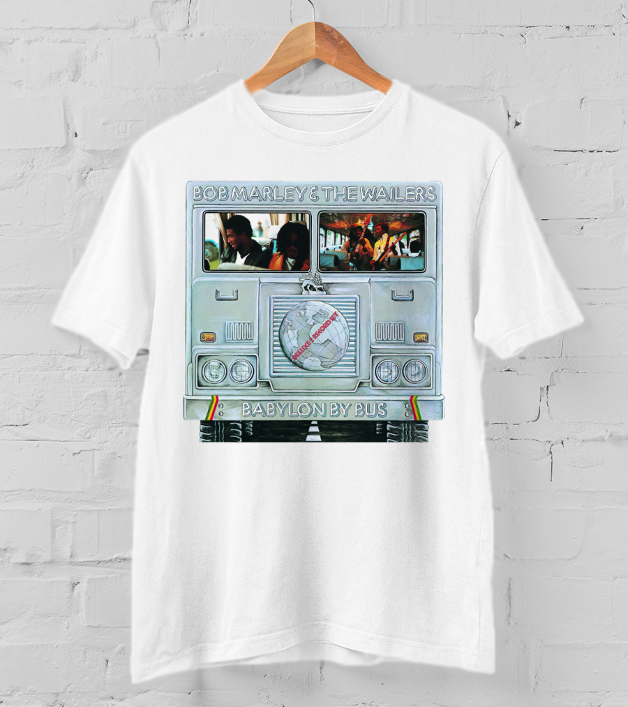 Bob Marley & The Wailers Babylon By Bus Album Cover T-Shirt