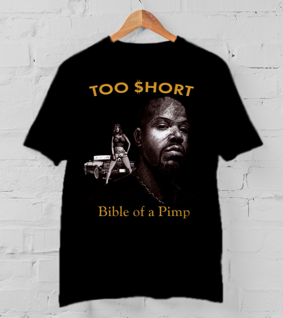 Too $Hort Bible Of A Pimp T-Shirt