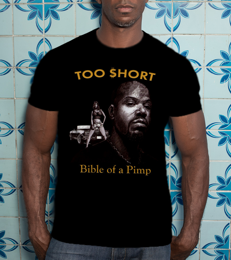 Too $Hort Bible Of A Pimp T-Shirt