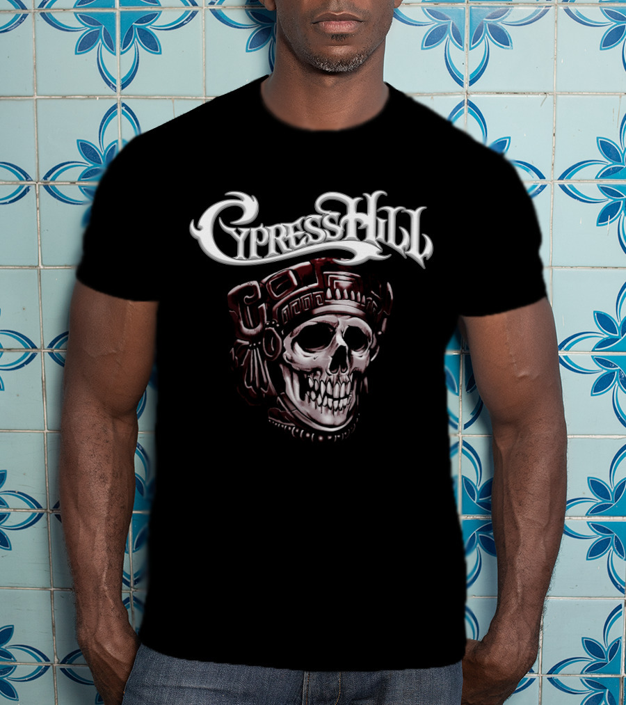 Cypress Hill Aztec Skull T-Shirt