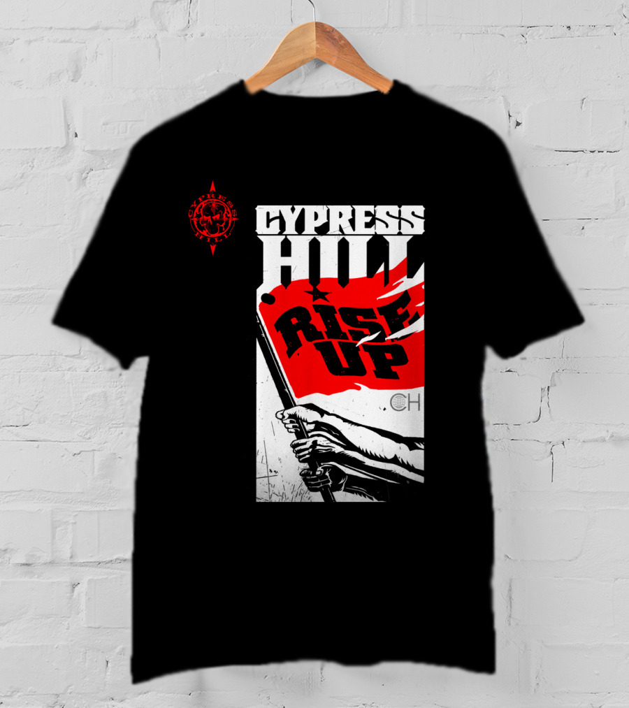 Cypress Hill Rise Up Red Flag Image Cph T-Shirt
