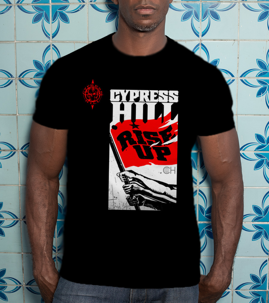 Cypress Hill Rise Up Red Flag Image Cph T-Shirt
