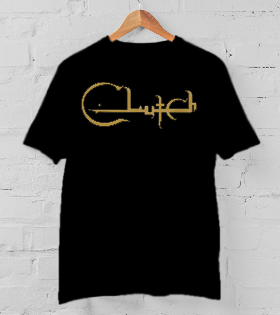 Clutch Logo Vintage Gold Style T-Shirt