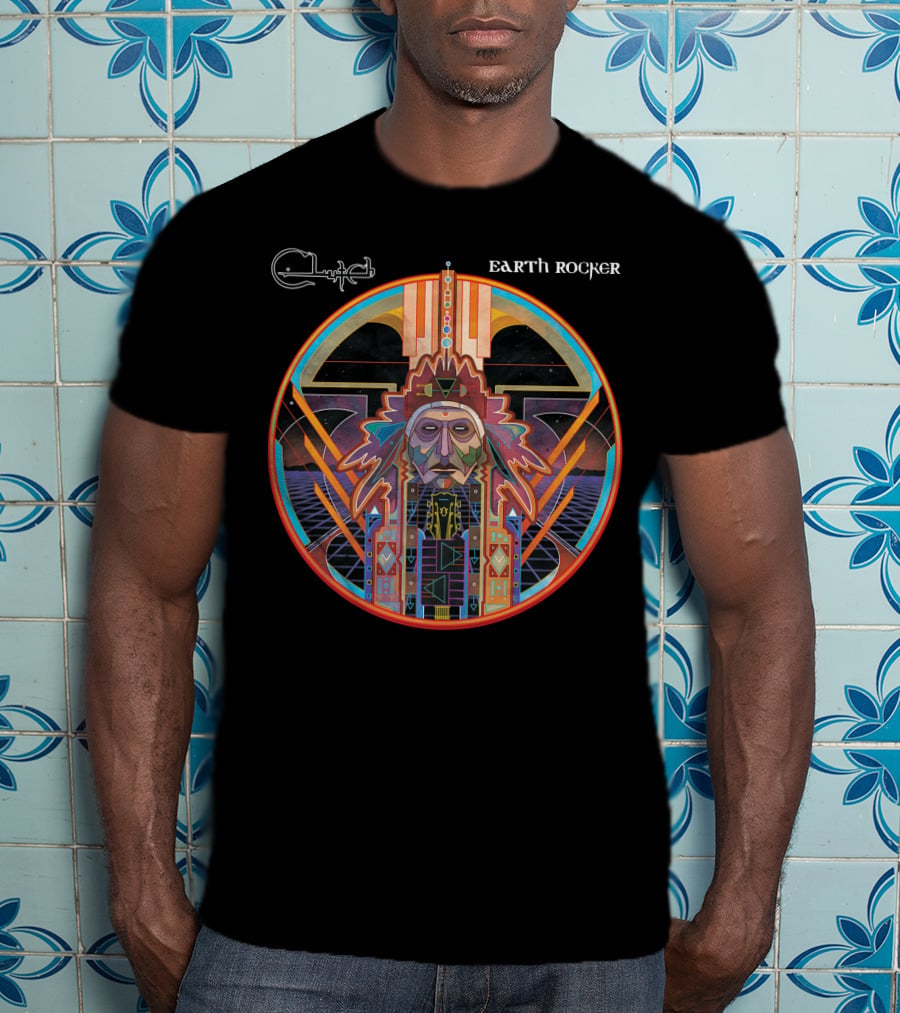 Clutch Earth Rocker Psychedelic Album Art T-Shirt