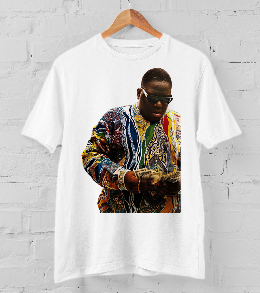 Colorful Sweater Money Counting Sunglasses T-Shirt