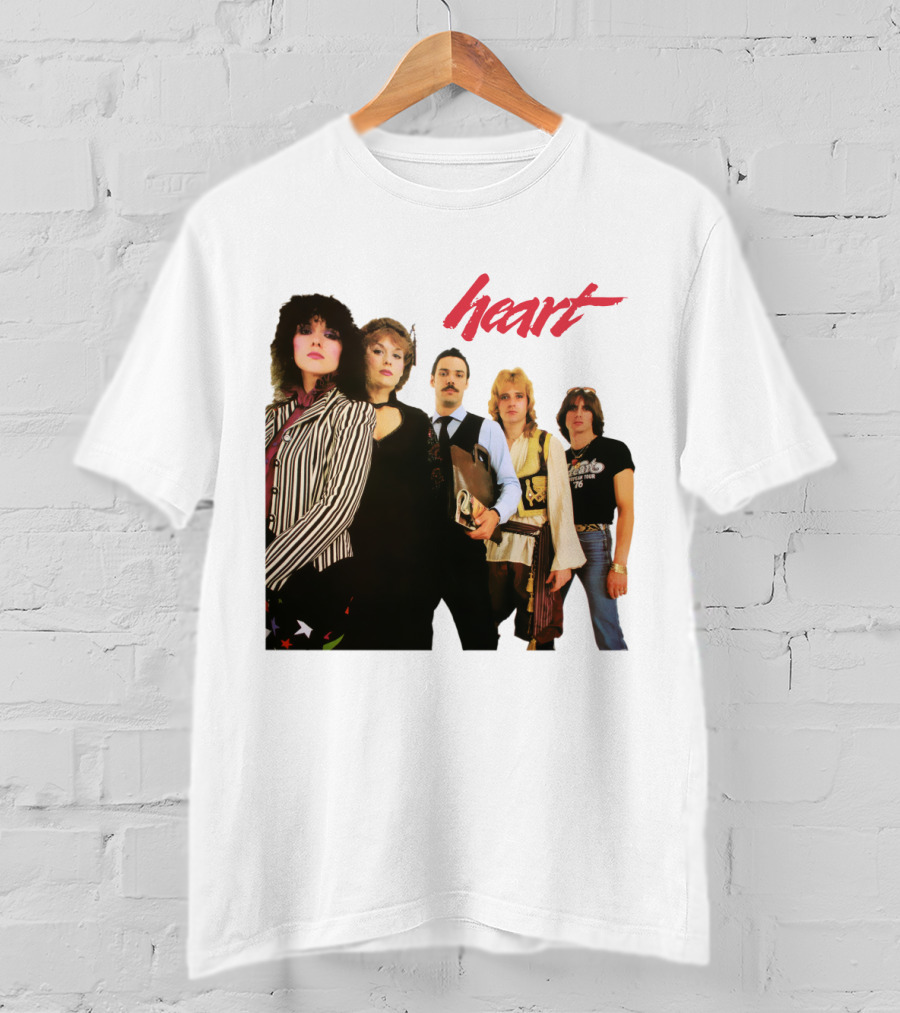 Heart Band Group Photo Lineup T-Shirt