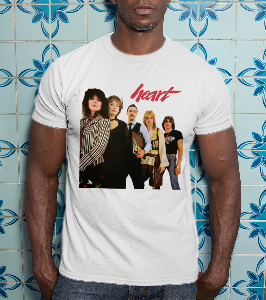 Heart Band Group Photo Lineup T-Shirt