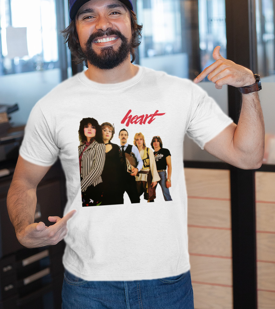 Heart Band Group Photo Lineup T-Shirt