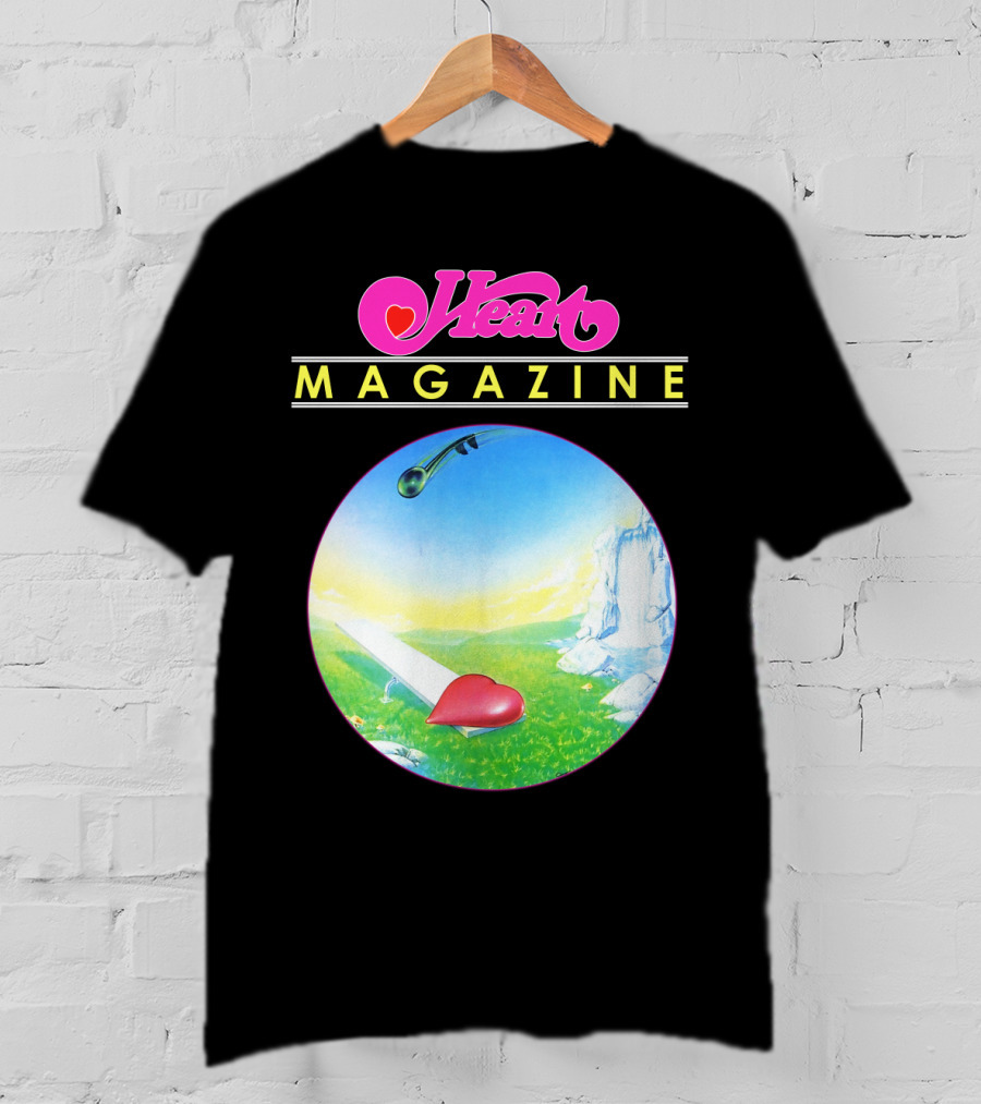 Heart Magazine 1977 Album Cover Art T-Shirt