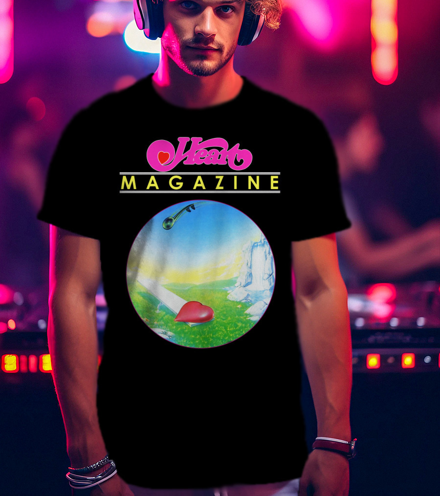 Heart Magazine 1977 Album Cover Art T-Shirt