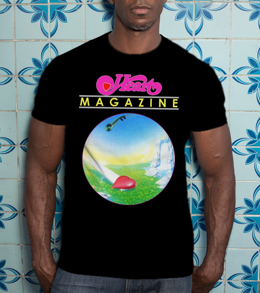 Heart Magazine 1977 Album Cover Art T-Shirt