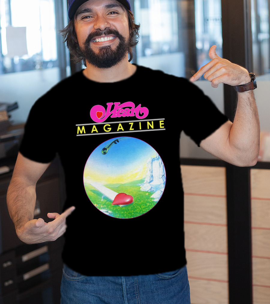 Heart Magazine 1977 Album Cover Art T-Shirt