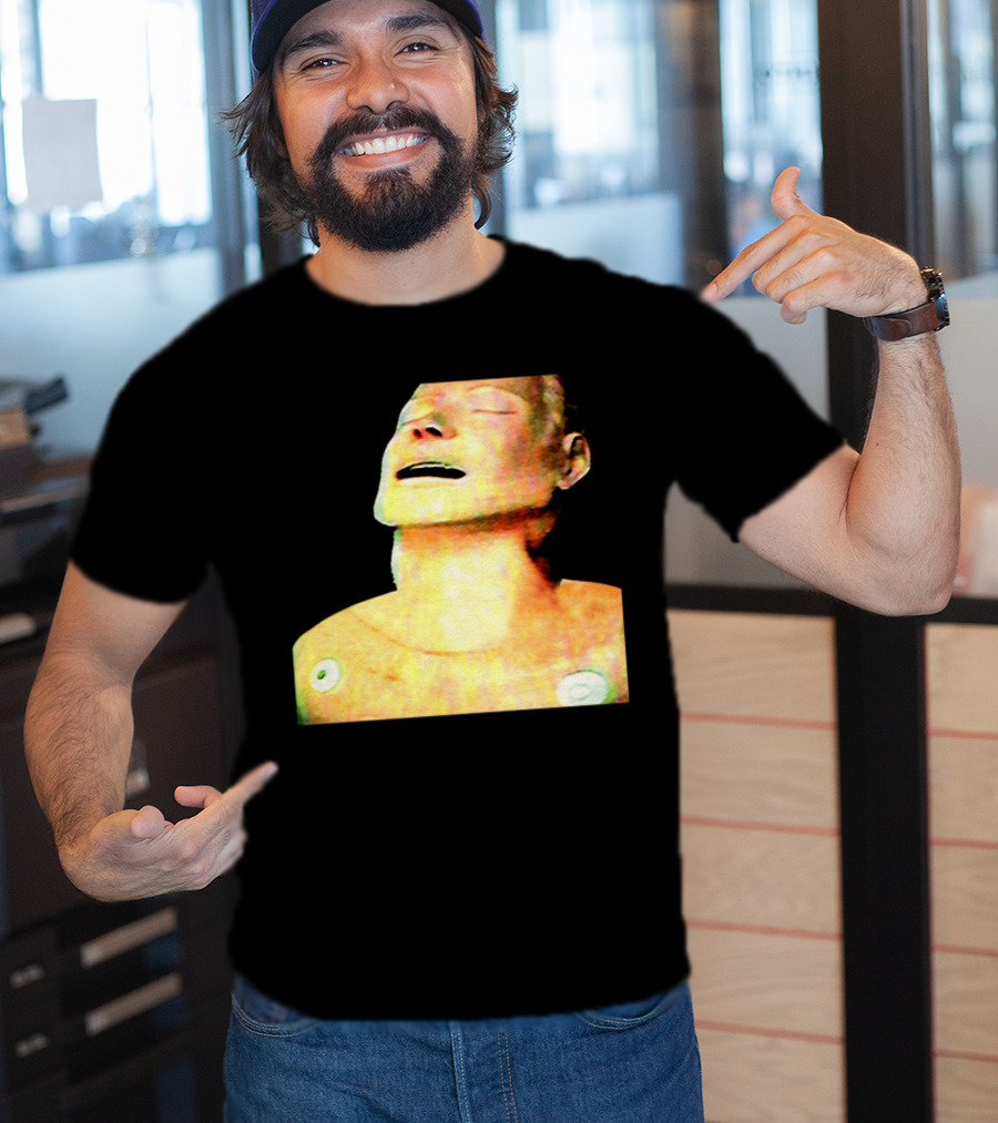 Cpr Training Manikin With Electrodes T-Shirt