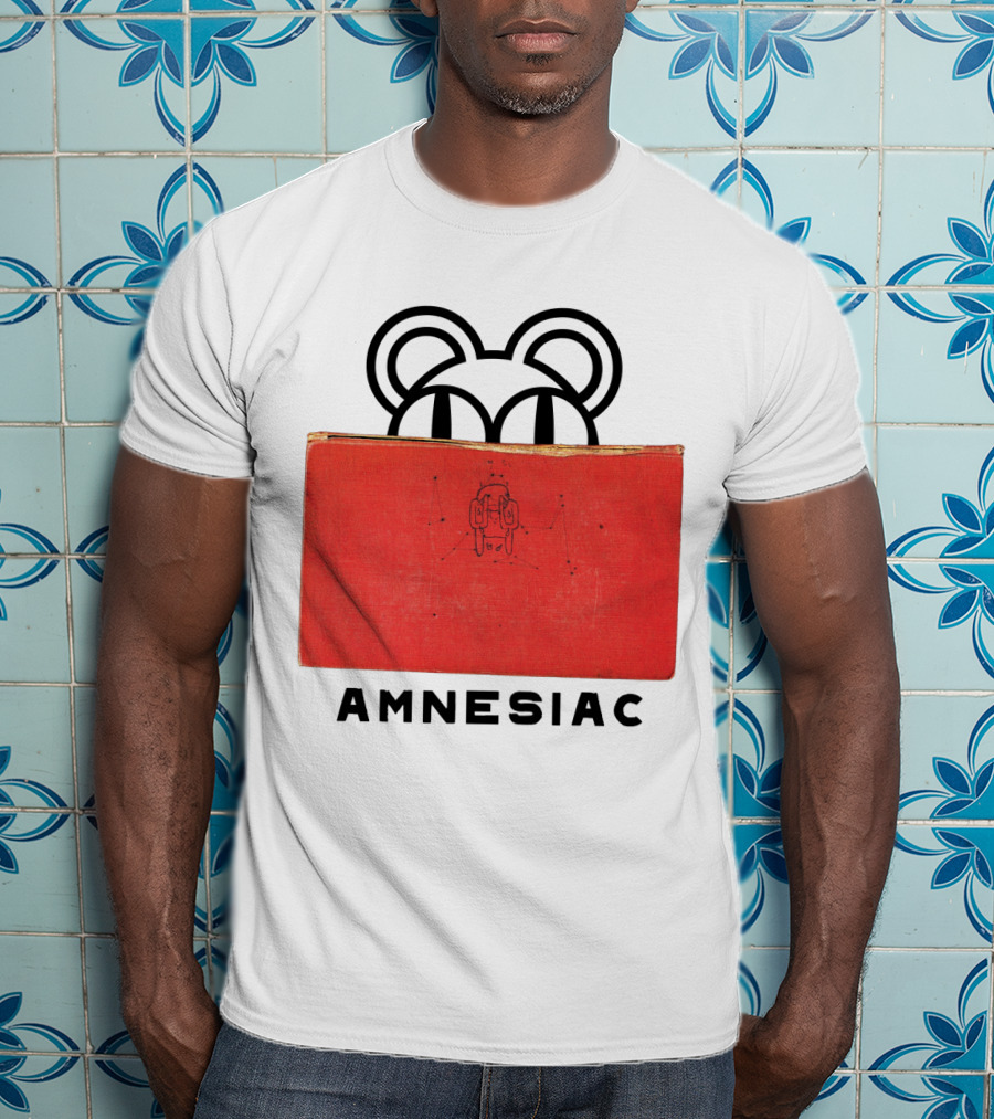 Amnesiac Radiohead Bear And Book T-Shirt