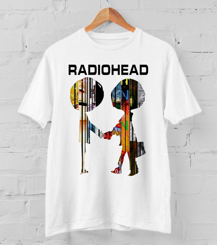 Radiohead Album Artwork Silhouettes Collage T-Shirt