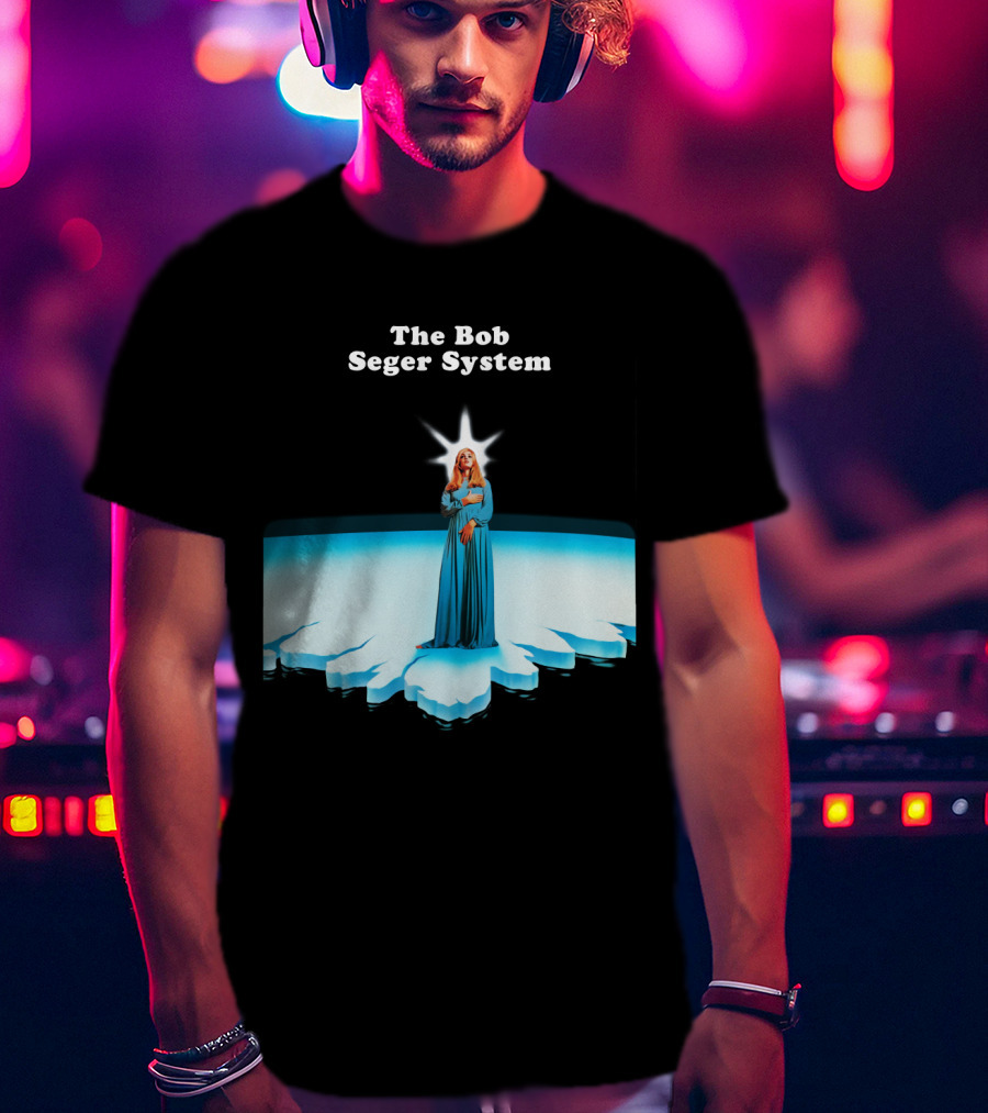 The Bob Seger System Blue Figure Radiant Island T-Shirt