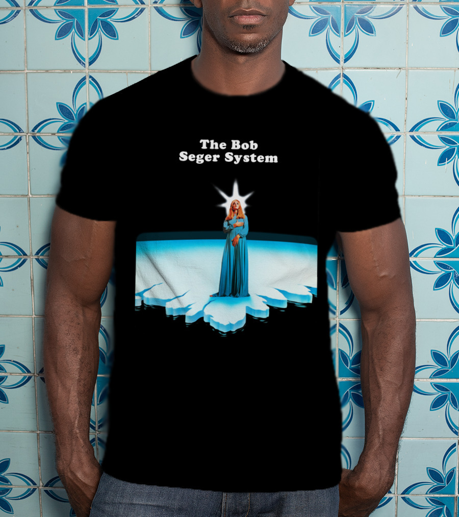 The Bob Seger System Blue Figure Radiant Island T-Shirt