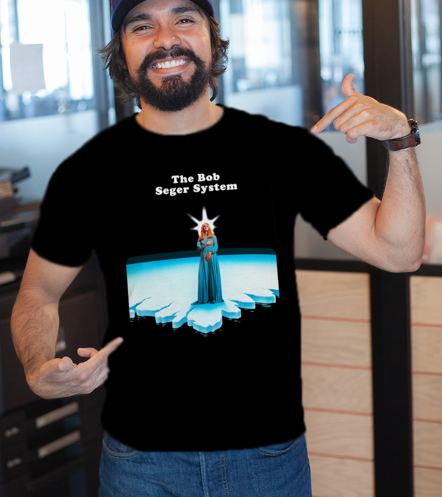 The Bob Seger System Blue Figure Radiant Island T-Shirt