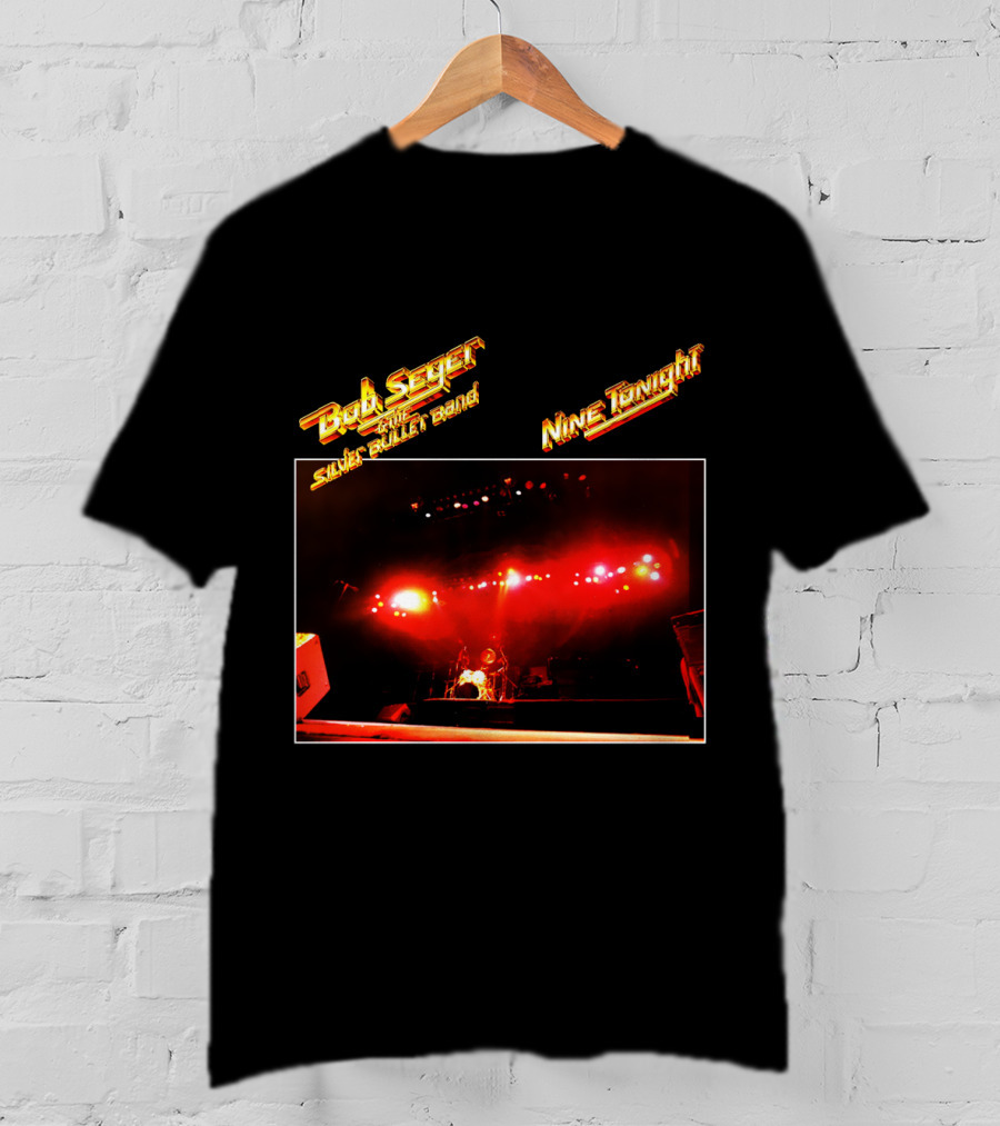 Bob Seger & The Silver Bullet Band Nine Tonight Concert Lights T-Shirt