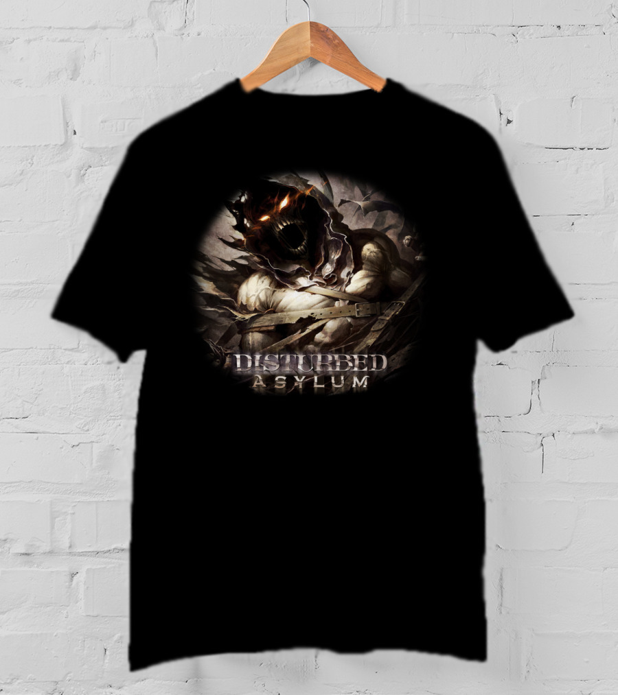 Disturbed Asylum Horror Artwork T-Shirt