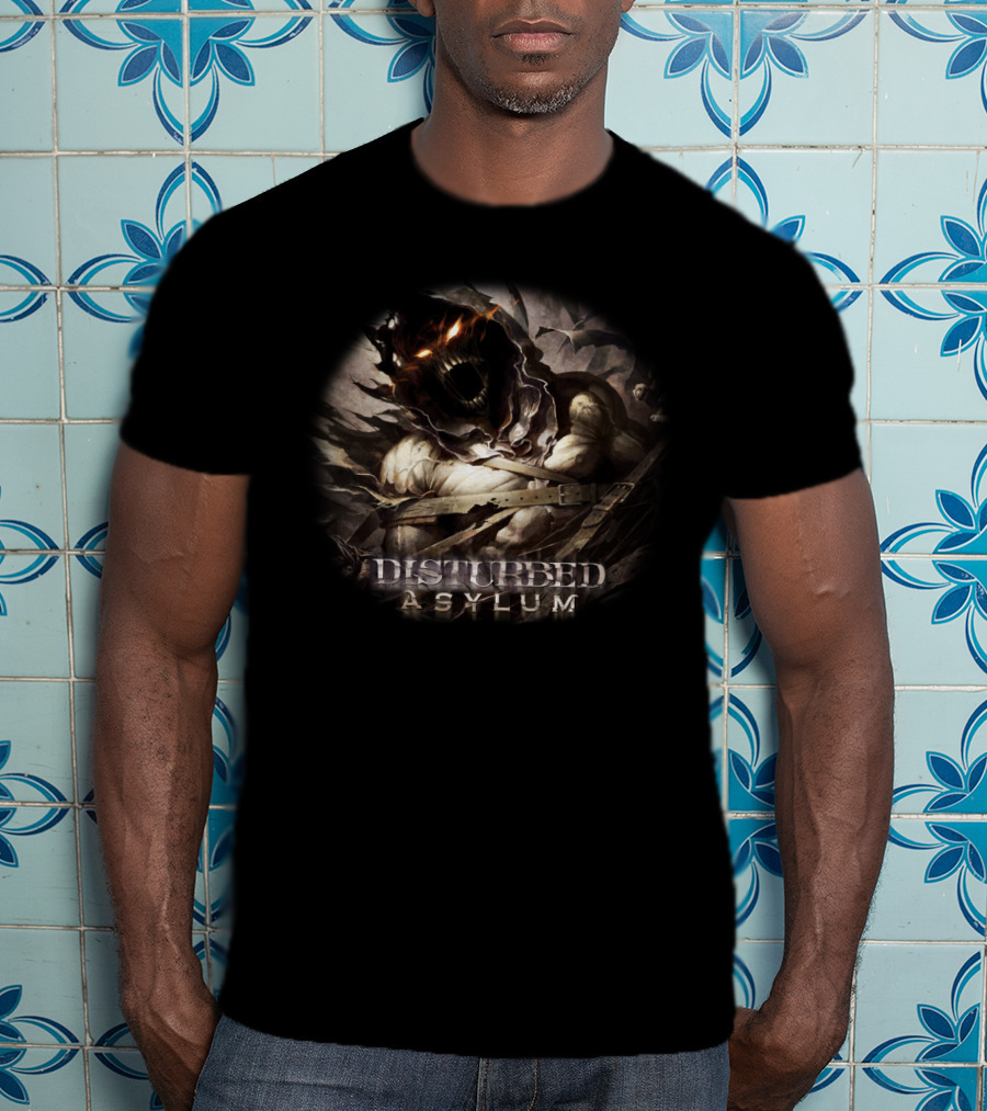 Disturbed Asylum Horror Artwork T-Shirt