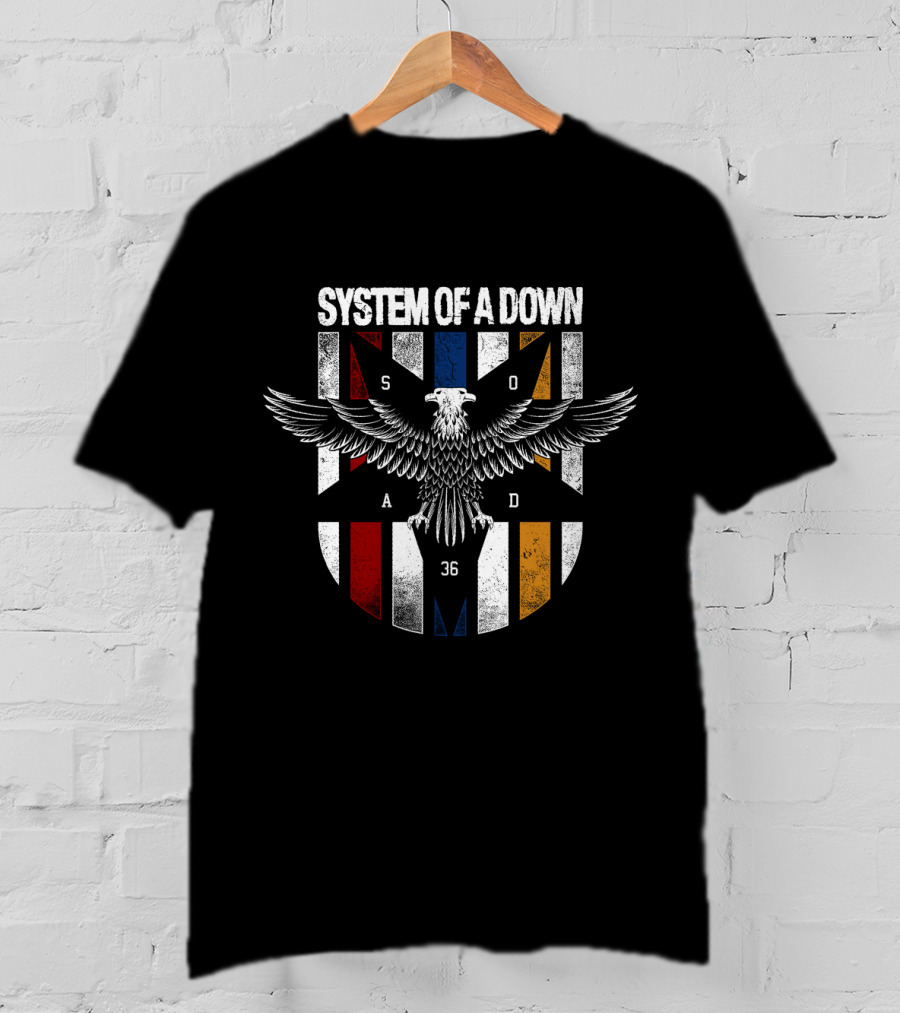 System Of A Down Soad 36 Eagle Crest T-Shirt