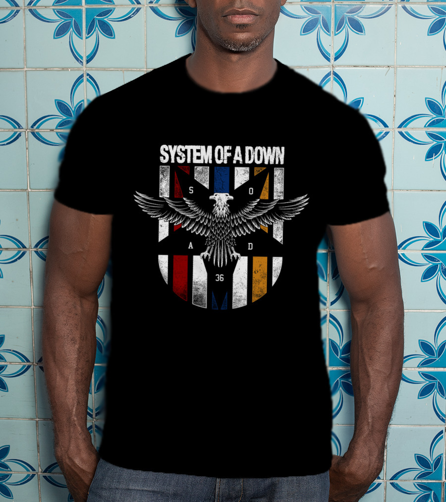 System Of A Down Soad 36 Eagle Crest T-Shirt